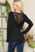 Back Patch Thumbhole Top