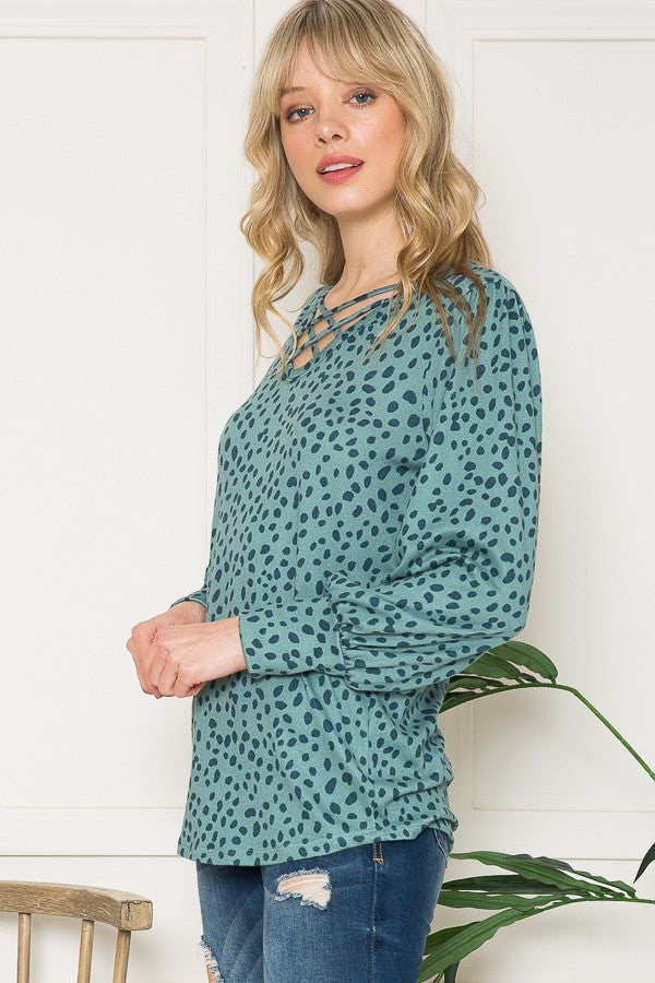 Light Sweater Knit Top