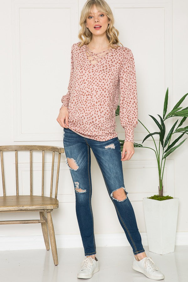 Light Sweater Knit Top