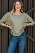 Lurex Dolman Knit Top